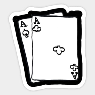 Pocket Aces Sticker